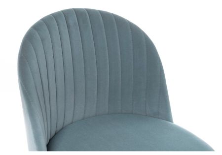 Стул Gabi 1 светло-синий, черный