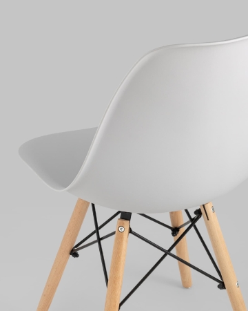 Стул Eames Style DSW светло-серый (разборный каркас)