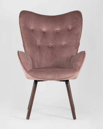 Стул Гранд велюр розовый