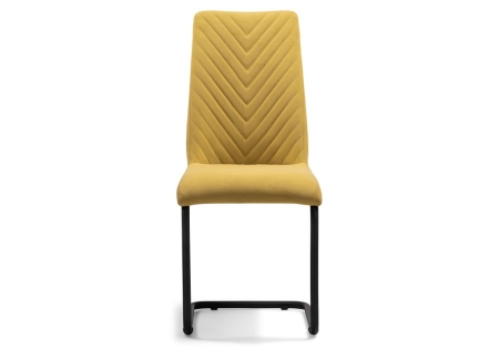 Стул Лулла горчичный, черный