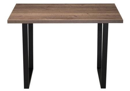 Стол деревянный Эльпатия 110 дуб велингтон, черный матовый