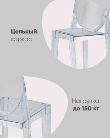 Стул Victoria Ghost NEW серый