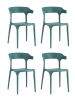 Стул Neo пластик темно-бирюзовый 4 шт.