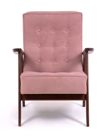 Кресло РЕТРО темный тон, RS 12 - розовый