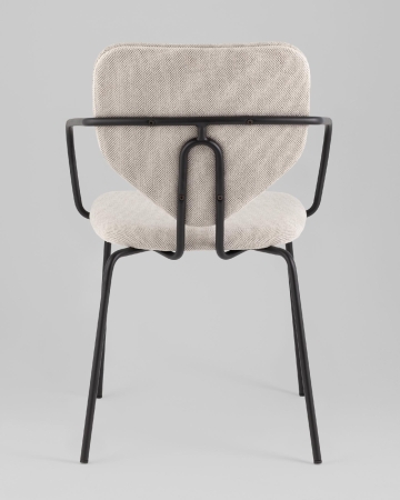 Стул обеденный Masey с подлокотниками бежевый