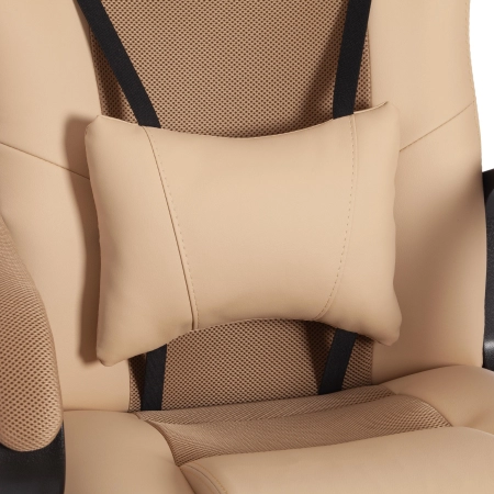 Кресло DRIVER (22) бежевый и коричневый