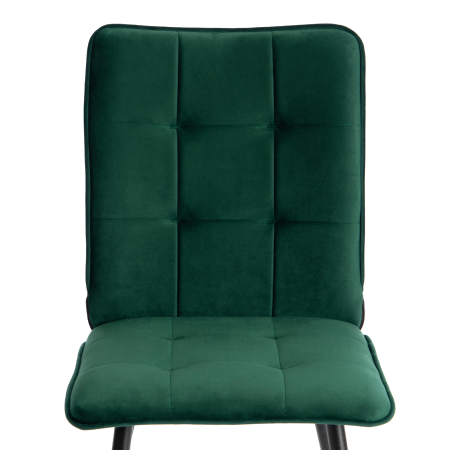 Стул обеденный Bari зеленый велюр
