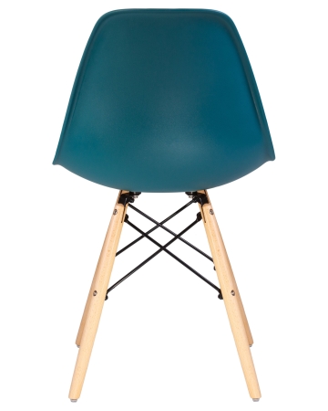 Стул обеденный DSW ножки светлый бук, цвет морской волны G-05