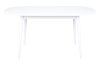 Стол овальный Алиса-1200 белый раздвижной