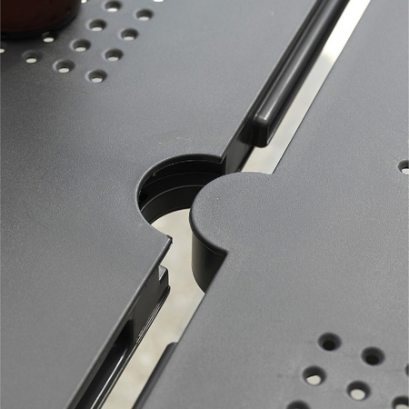 Стол пластиковый раздвижной Libeccio антрацит