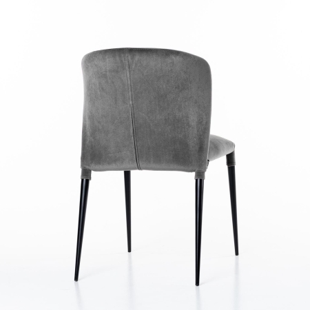 Стул Albert (Альберт) бархат серый Стул Albert (Альберт) бархат серый