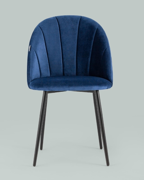 Стул Логан NEW велюр синий 2 шт Стул Логан NEW велюр синий 2 шт