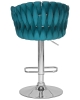 Стул барный MARCEL морской волны велюр MJ9-99