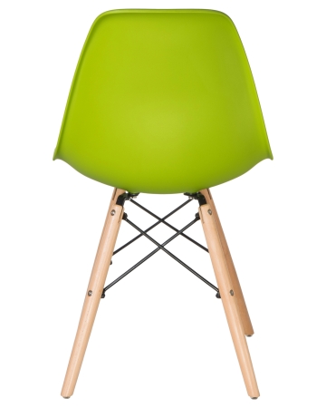 Стул обеденный LMZL-PP623 ножки светлый бук сиденья салатовый