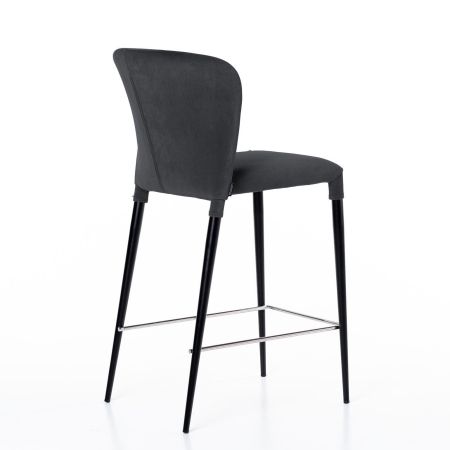 Стул полубарный Albert бархат, опора конус