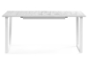 Стол деревянный раскладной Лота Лофт 120*25 мм юта, матовый белый