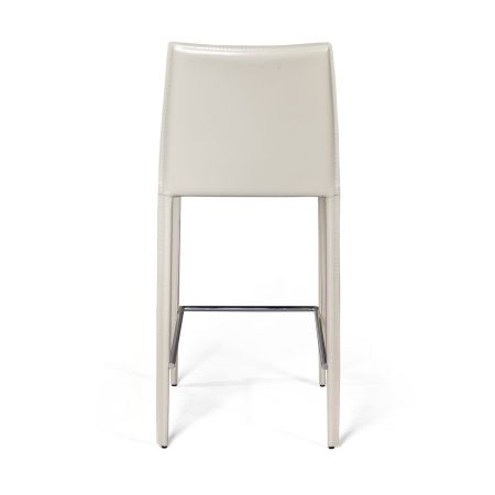 Стул полубарный Rolf кожа бежевый