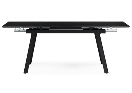 Керамический стол Норман 120(180)х80 shakespeare black, черный