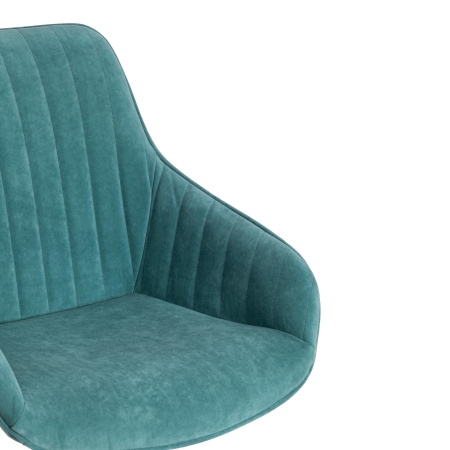 Кресло DUBLIN велюр Clermon, бирюзовый
