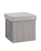 Пуф складной с ящиком Store Square серый Пуф складной с ящиком Store Square серый