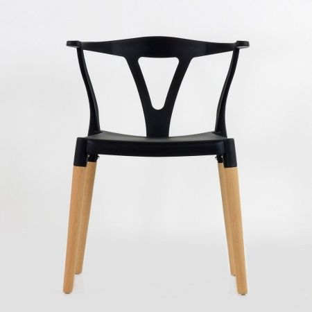 Стул Wishbone черный