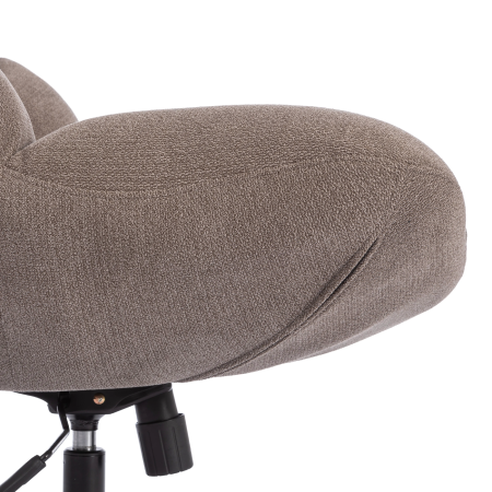 Кресло лаунж Relax/Релакс с пуфом светло-серый