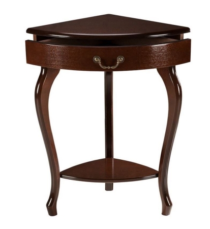 Консоль угловая "Элегант" орех Вис