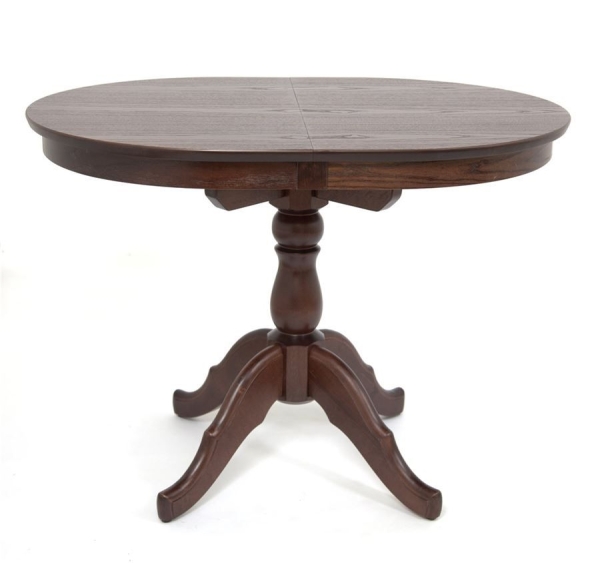 Раздвижной стол Овальный 110 темный тон Раздвижной стол Овальный 110 темный тон