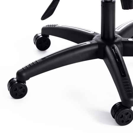 Кресло ARENA флок, серый и черный