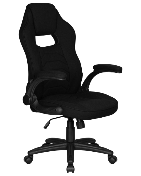 Кресло игровое RICK черная ткань