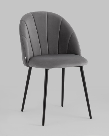 Стул Логан NEW велюр серый