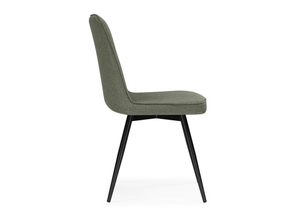 Стул на металлокаркасе Texas 3 поворотный светло-зеленый, черный