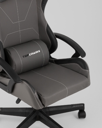 Кресло спортивное Wyvern TopChairs серо-черный