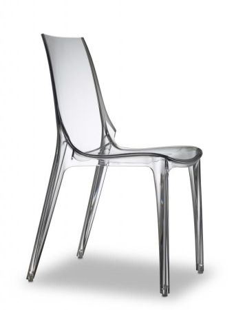 Стул прозрачный Scab Design Vanity белый