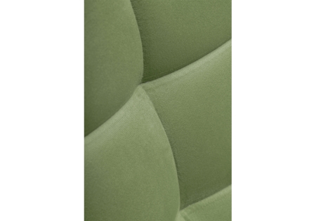 Стул Челси черный, зеленый велюр