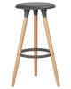 Набор 4 шт Табурет барный ROYCE, ножки светлый бук темно-серый (GR-04)