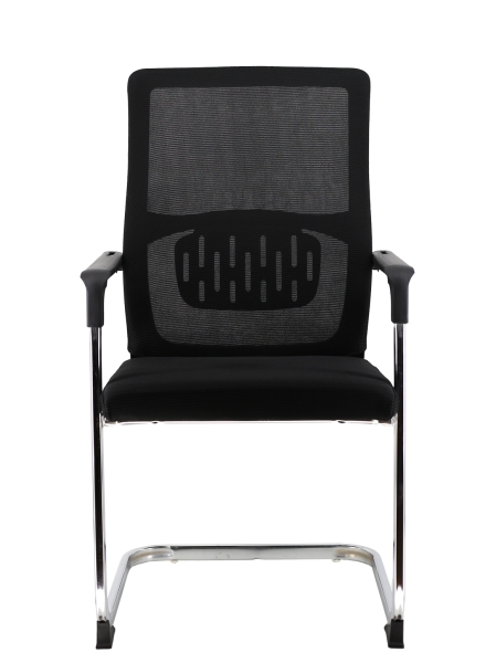 Кресло для посетителей EP-510 сетка черный