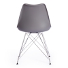 Стул TULIP IRON CHAIR (mod.EC-123) металл и пластик, 54.5*48*83.5 см, серый