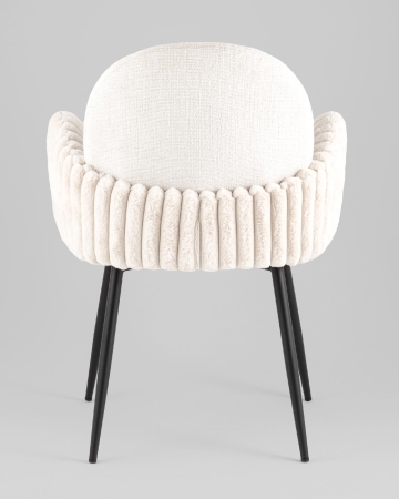 Стул обеденный Wave Stripes букле светло-серый