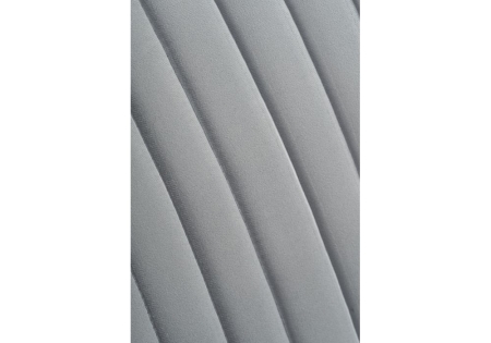 Барный стул Седа велюр светло-серый, белый