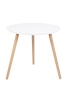 Стол журнальный "Омега 1" белый, Натуральный, без шпона Стол журнальный "Омега 1" белый, Натуральный, без шпона