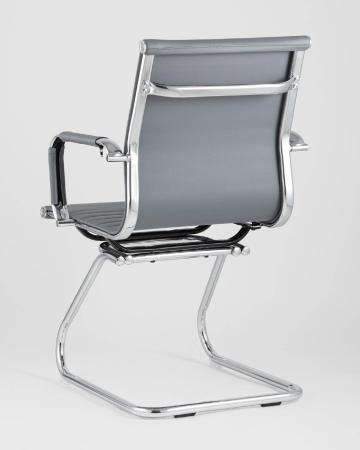 Кресло для посетителей Visit TopChairs серое