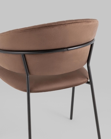 Стул Бруно ткань коричневый