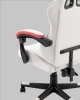 Кресло спортивное Phantom TopChairs бело-красный