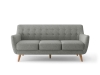 Диван Picasso трехместный серый