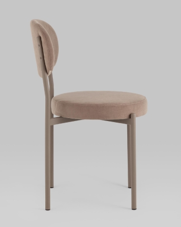 Стул Бриф SN велюр капучино каркас капучино муар