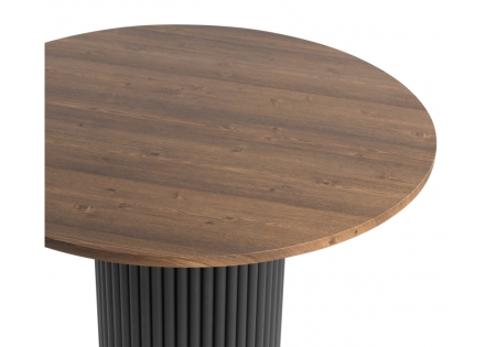 Стол деревянный Барел 110 орех кантри, черный