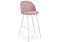 Барный стул Сондре пыльно-розовый / белый