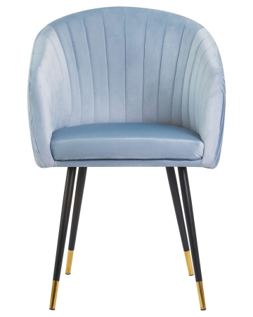 Стул обеденный MARY серо-голубой велюр 1922-6