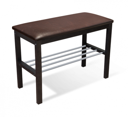 Банкетка Альберо SHT-B2 венге, коричневый, алюмимний металл